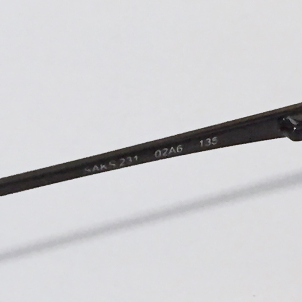 Saks Fifth Avenue 231 half rim eyeglass frames - Picture 5 of 6